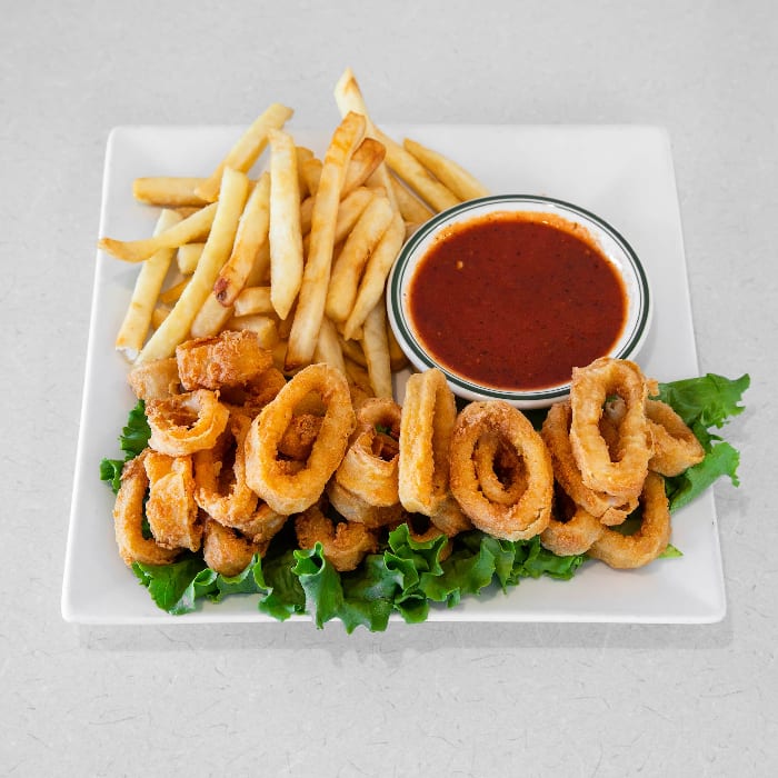 Fried Calamari Platter.