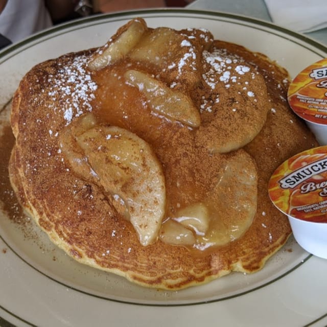 Apple Cinnamon Pancakes.